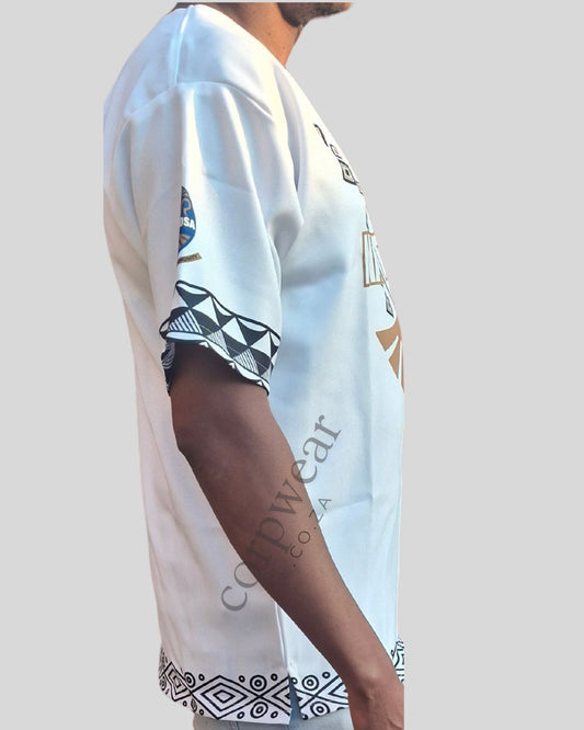 Dashiki #02 White Garbadine