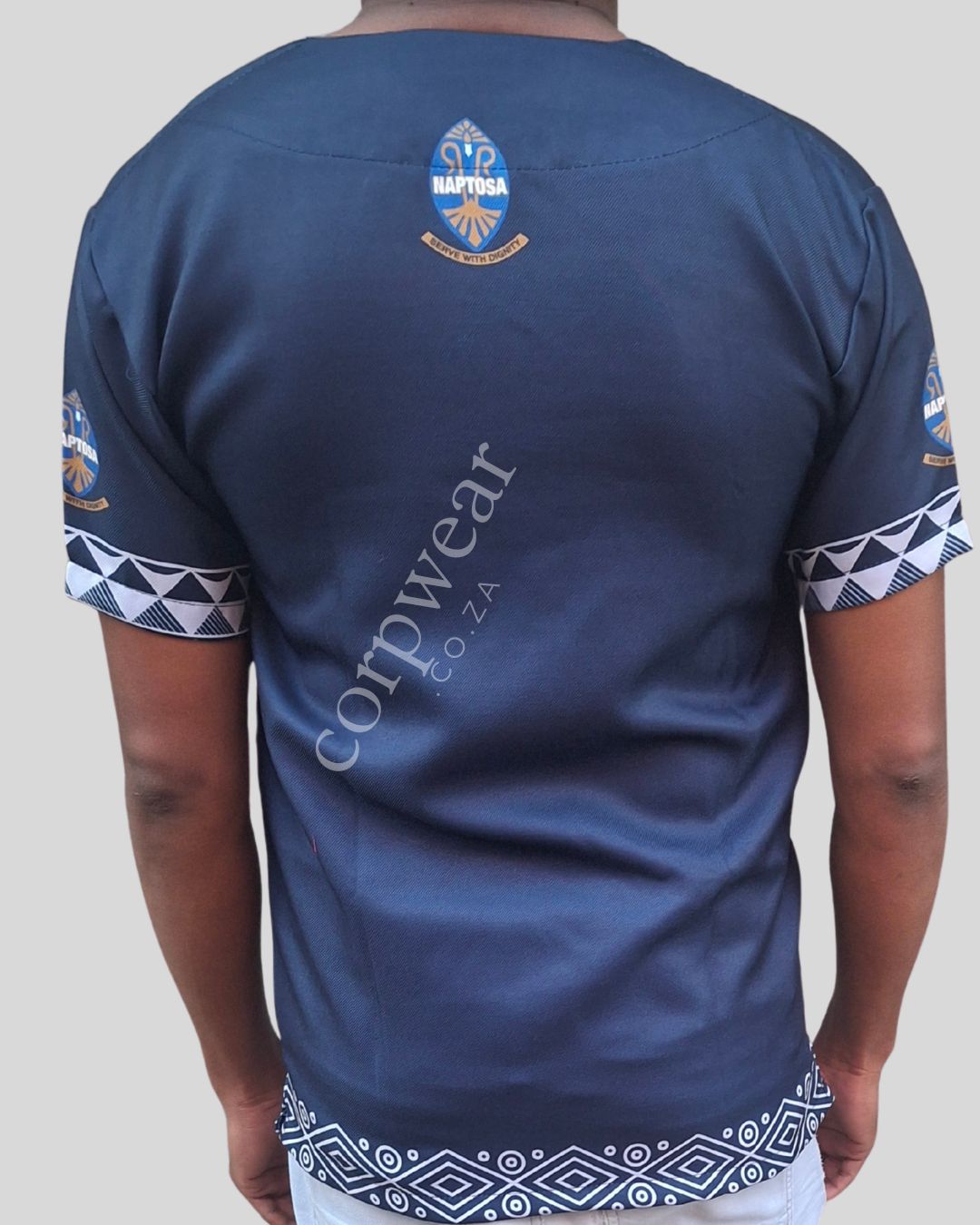 Dashiki #01 Navy Blue Garbadine
