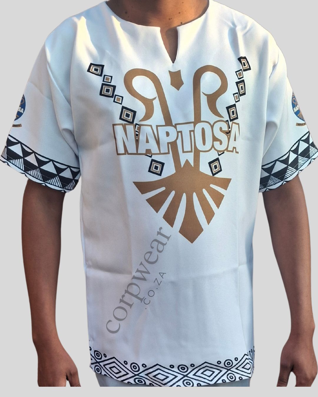 Dashiki #02 White Garbadine