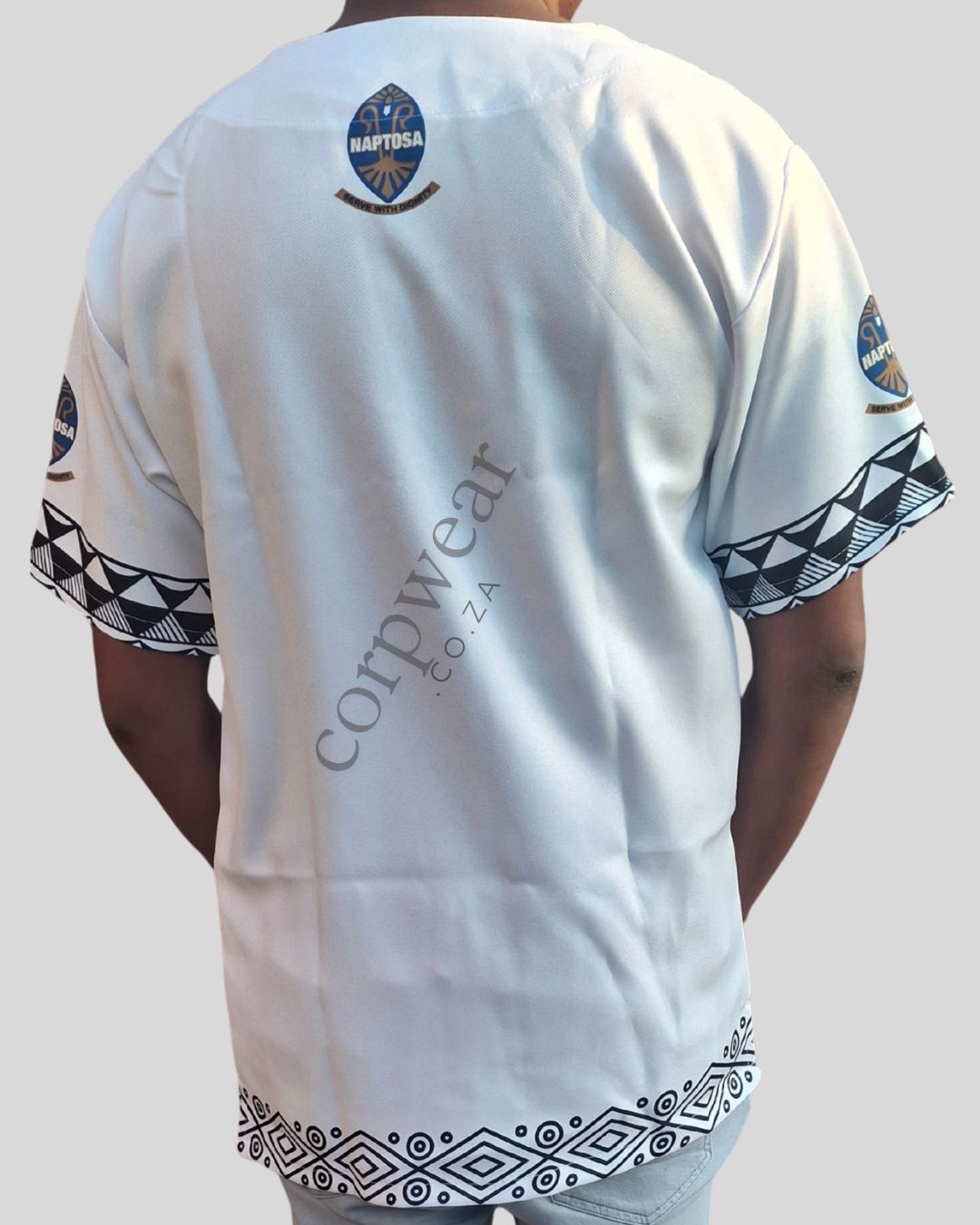 Dashiki #02 White Garbadine