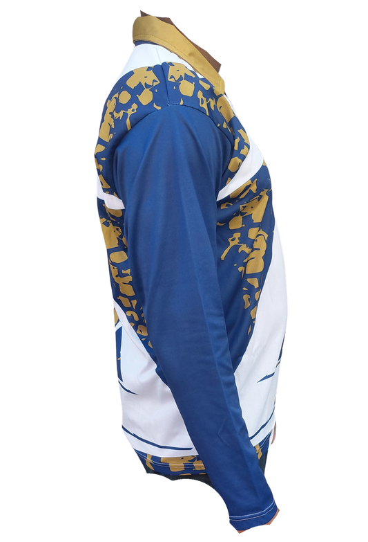 Honeycomb #107 Sublimation Long Sleeve Golfer
