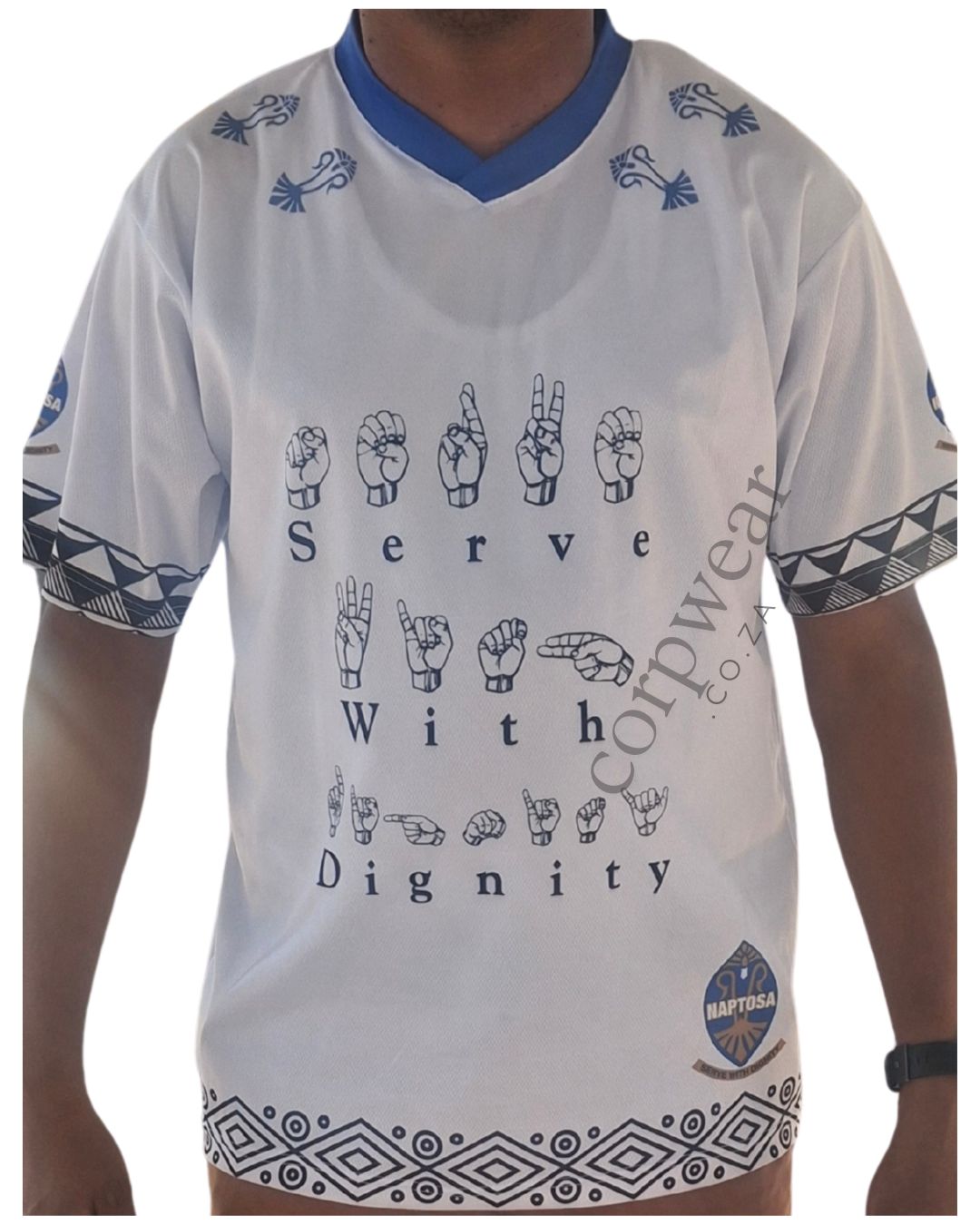 SignLanguage Honeycomb #105 Sublimation shirt